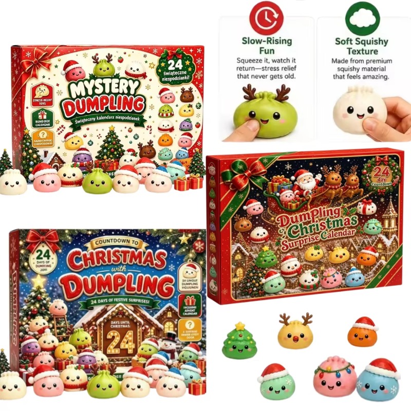Advent Calendar Gift - Christmas Squishy Advent Calendar 2026, Fidget