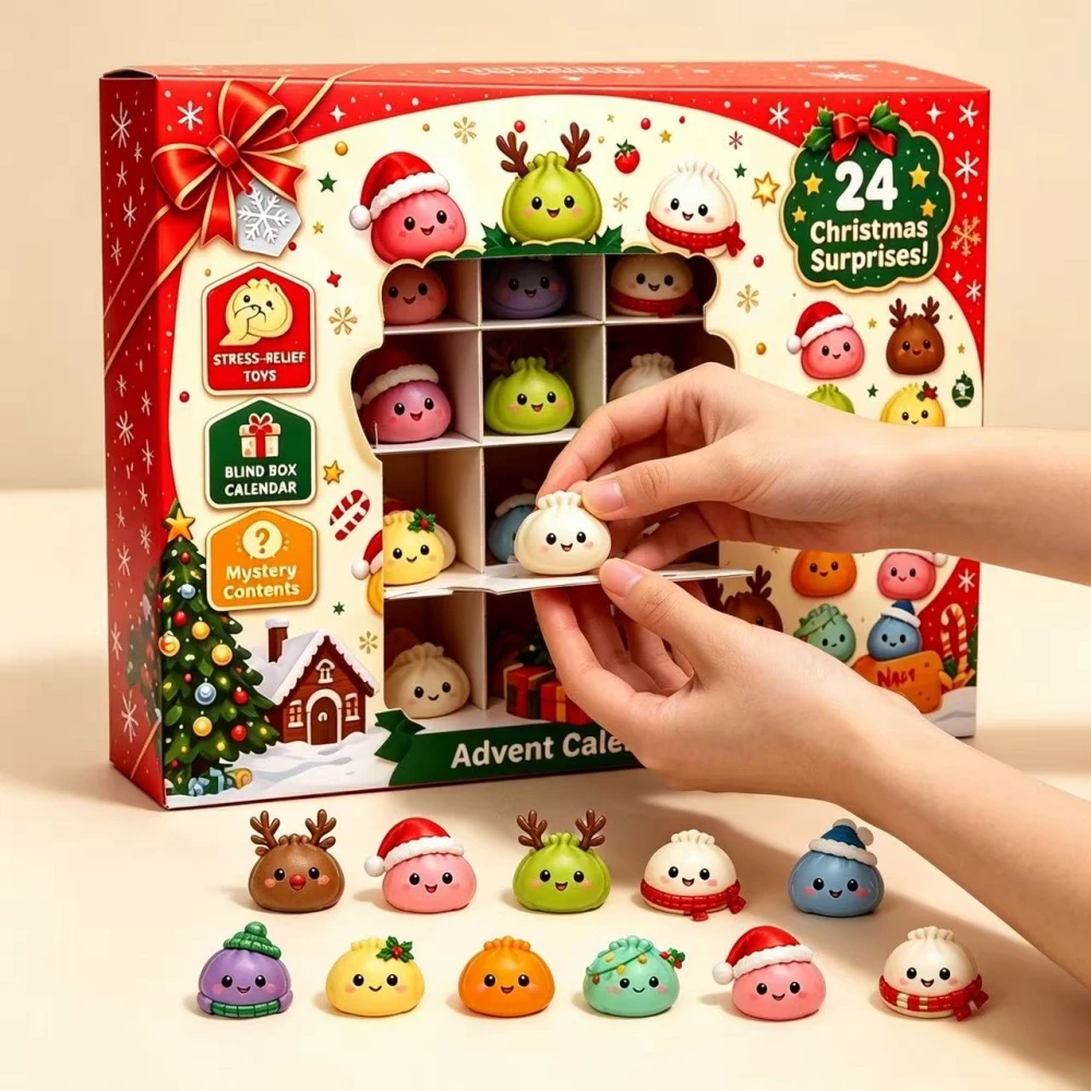 Advent Calendar Gift - Cute Dumpling Advent Calendar 2026, 24