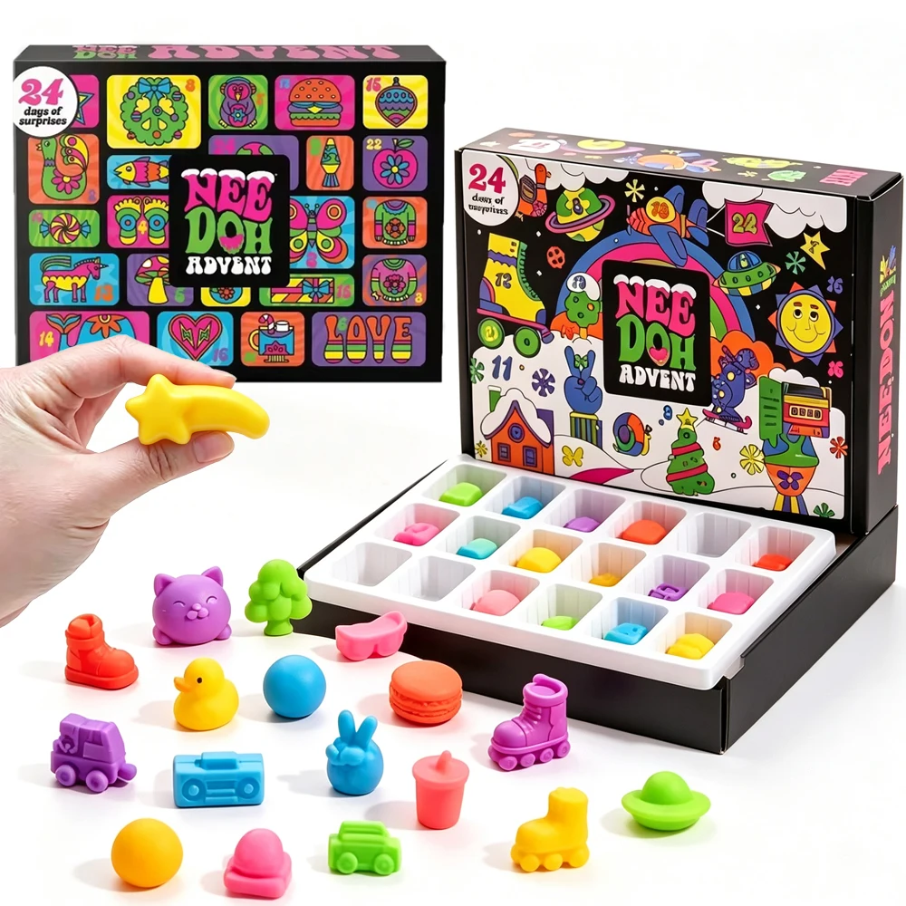 Advent Calendar Gift - 2026 Nee Doh Christmas 13/24Days Countdown