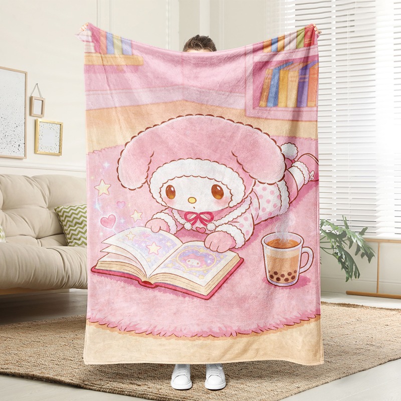 Sanrio Blanket Cozy Pink Flann - Christmas Throw Blanket recension och pris