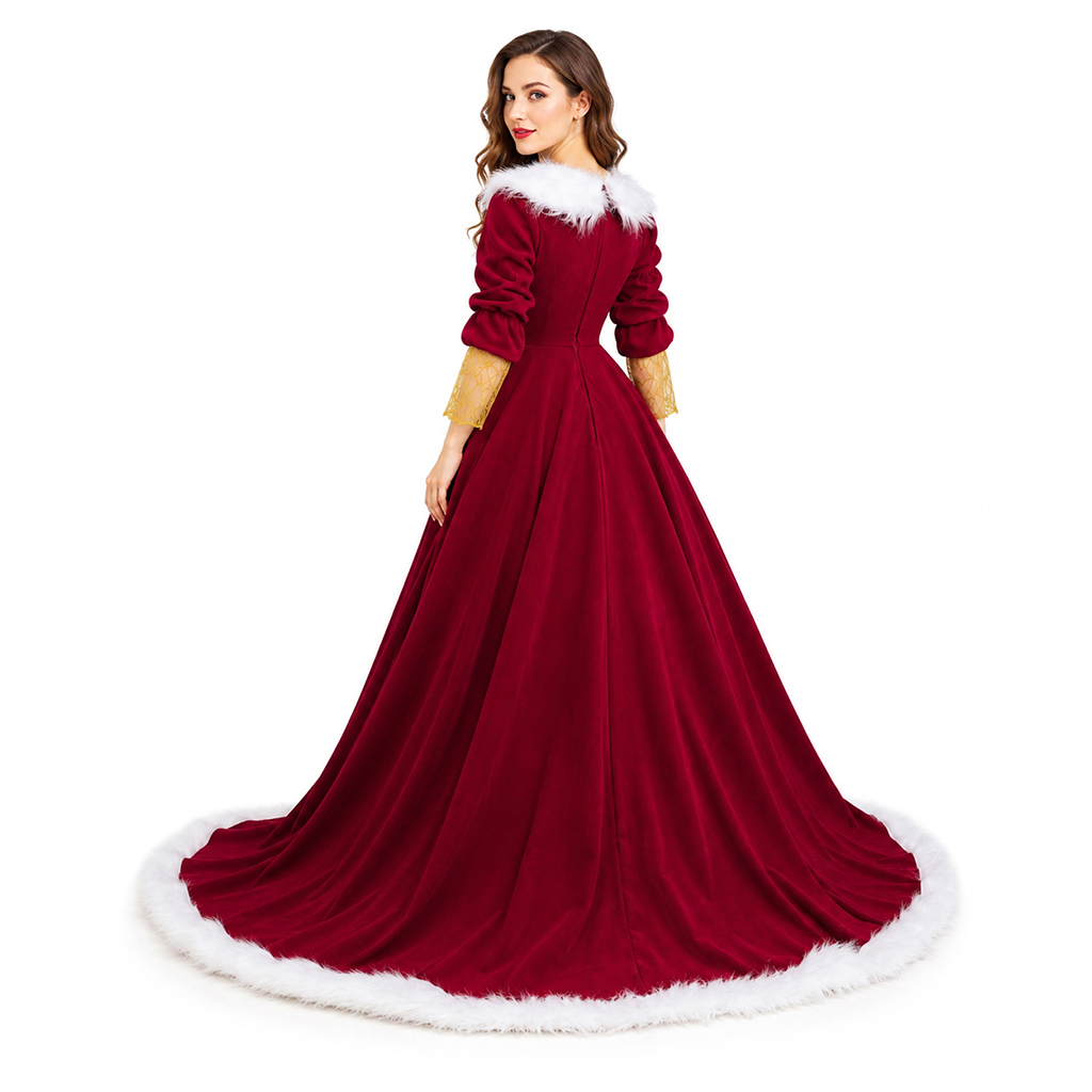 Deluxe Mrs Claus Costumes Adul - Elf Costume Christmas recension och pris