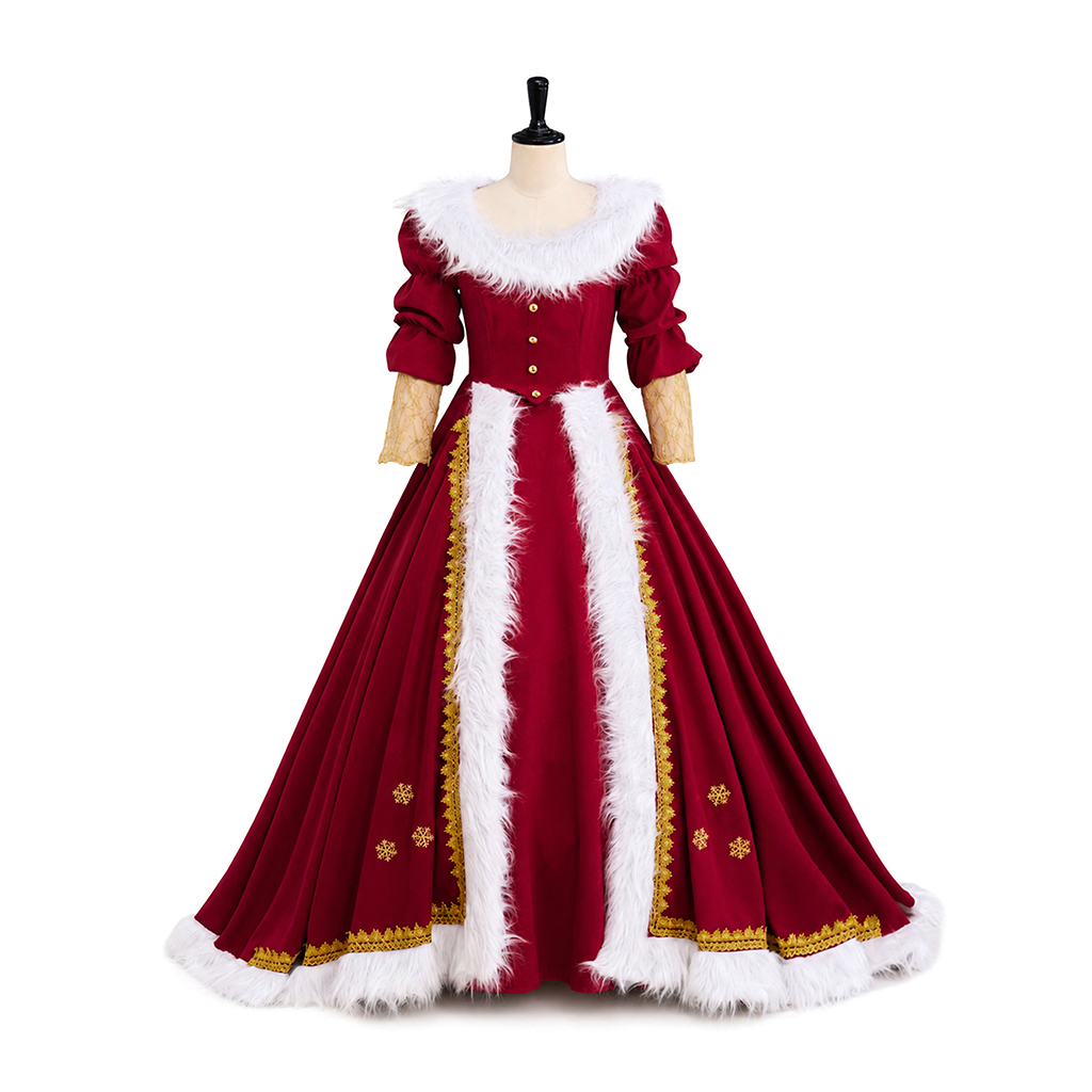 Deluxe Mrs Claus Costumes Adul - Elf Costume Christmas recension och pris