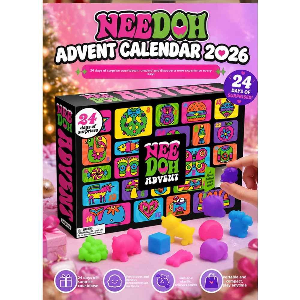 2027 NeeDoh Advent Calendar 3D - Advent Calendar Gift recension och pris