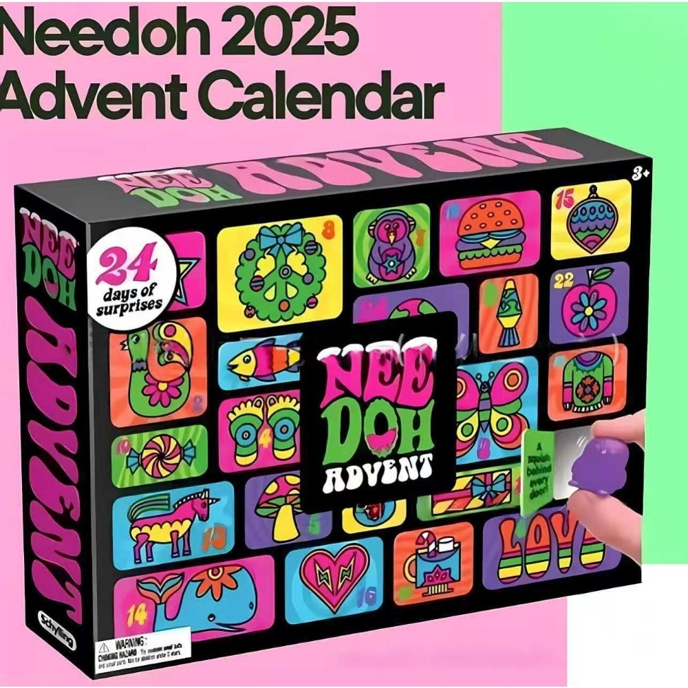 2027 NeeDoh Advent Calendar 3D - Advent Calendar Gift recension och pris