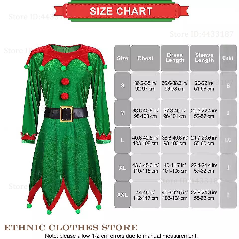 Adult Women Christmas Santa Cl - Elf Costume Christmas recension och pris
