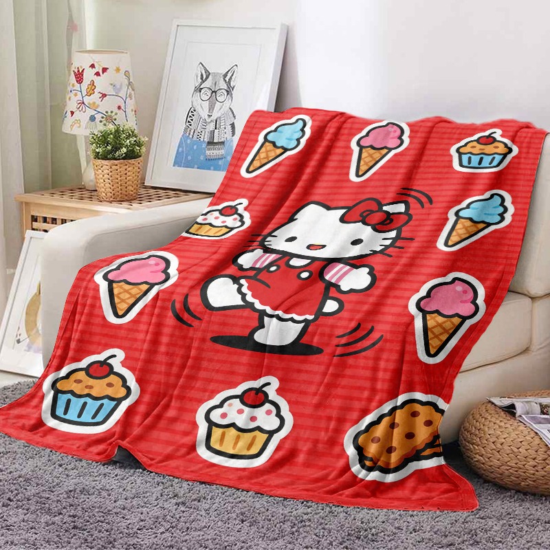 Sanrio Blanket Hello Kitty Ice - Christmas Throw Blanket recension och pris