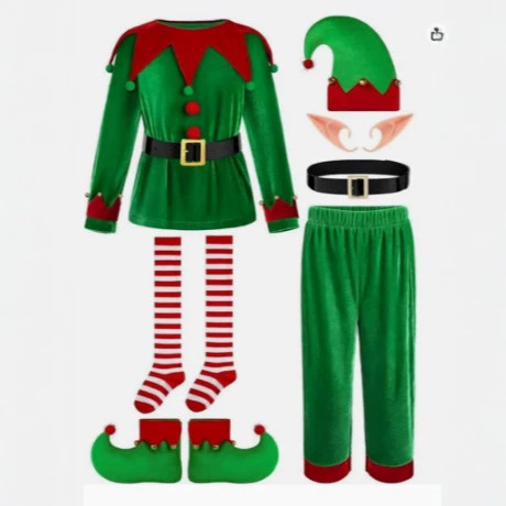 Christmas Boys and Girls Costu - Elf Costume Christmas recension och pris